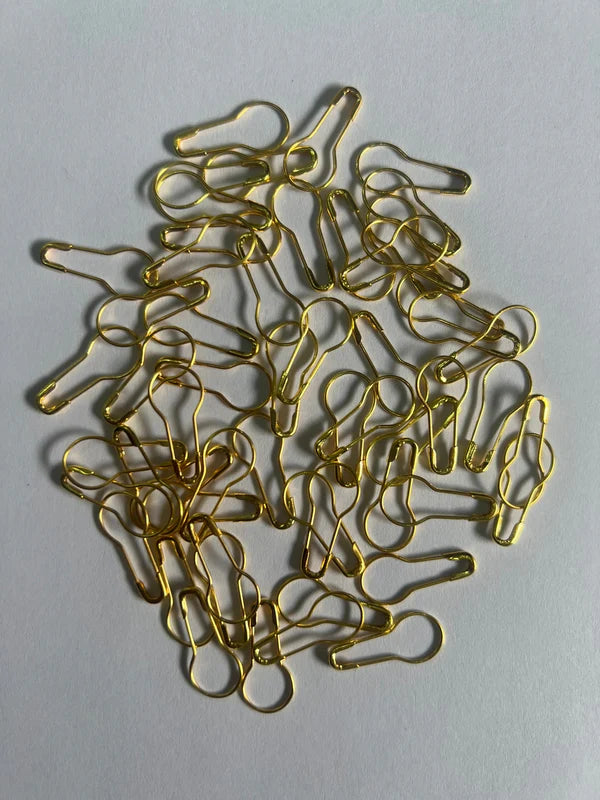 Safety Pin Coil Less-Golden