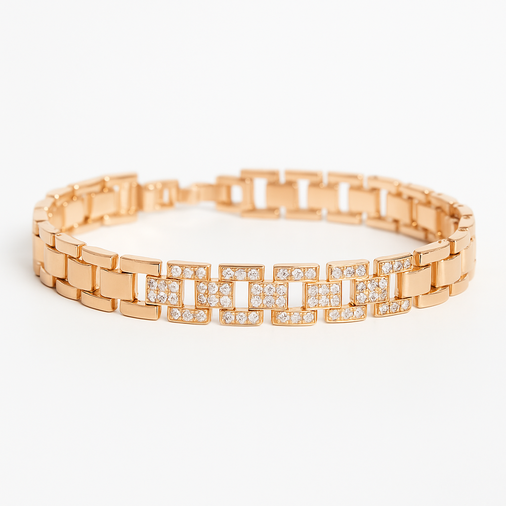 Bracelet Geomatric: Gold