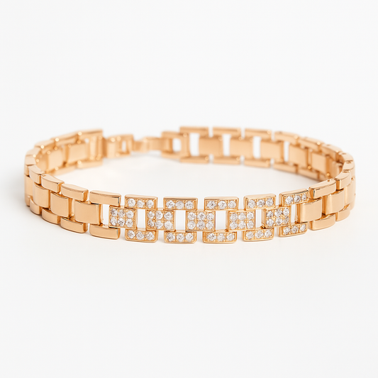 Bracelet Geomatric: Gold