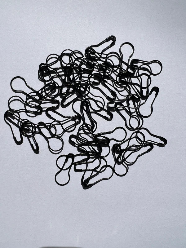 Safety Pin Coil Less-Black